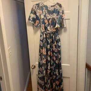 Baltic Born floral wrap dress